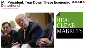 October 24, 2025: 155 Top US Economists Release Open Letter to President Trump on Reaching the Full Potential of the Global Trade Reset